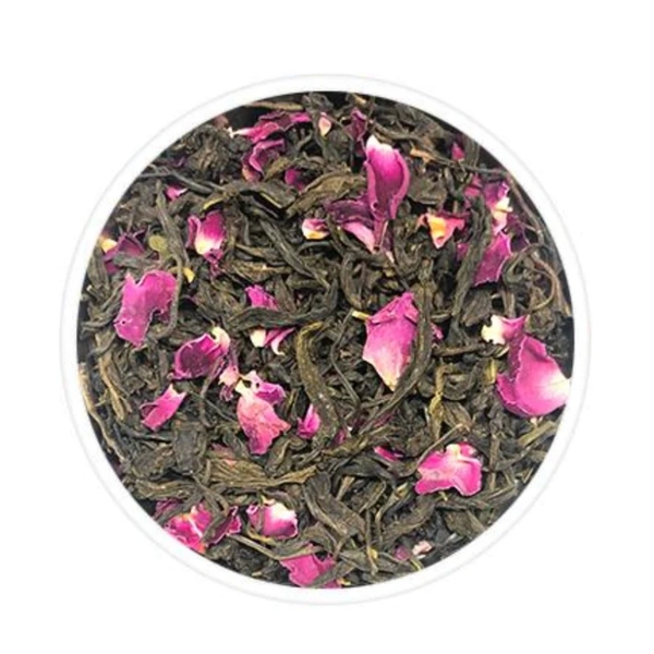 Thea Rose Green Tea - 100 GM, Prepare 180 ML Water, boil at 90°C, add Thea Tea 1 Teaspoon, brew for 2-3 minutes, serve hot. You can add honey if required, Red Rose Petals and Whole Green Tea Leaves